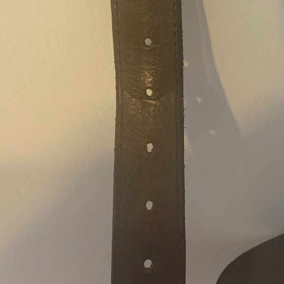 Landes Brown Leather Belt - Picture 5 of 7